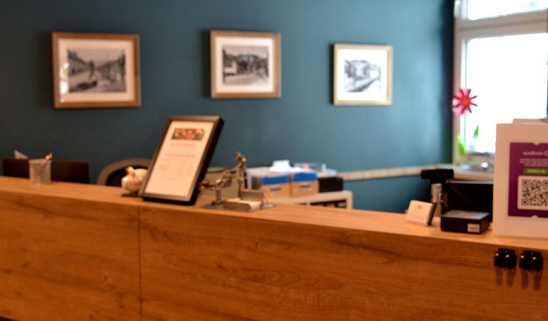 Empfangsbereich des Therapie Zentrums Warstein